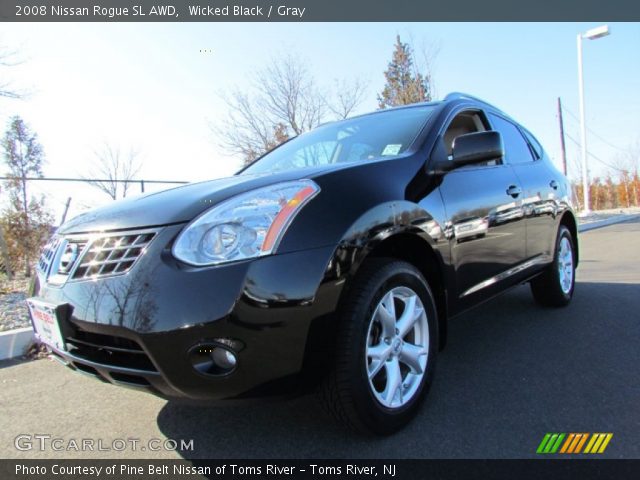 2008 Nissan Rogue SL AWD in Wicked Black