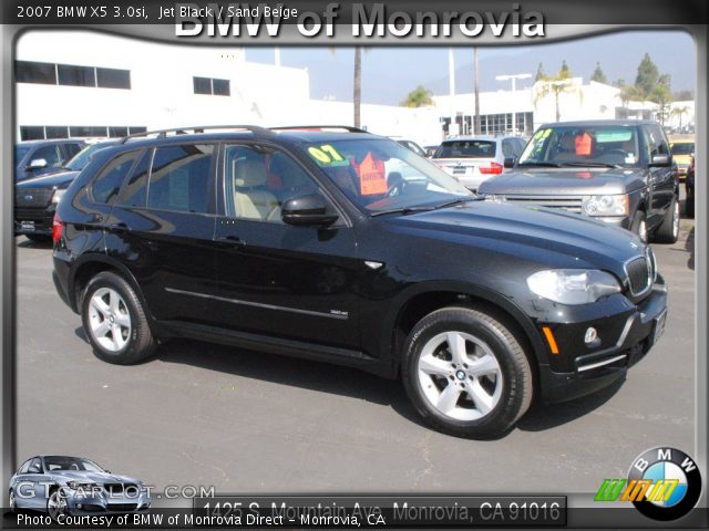 2007 BMW X5 3.0si in Jet Black