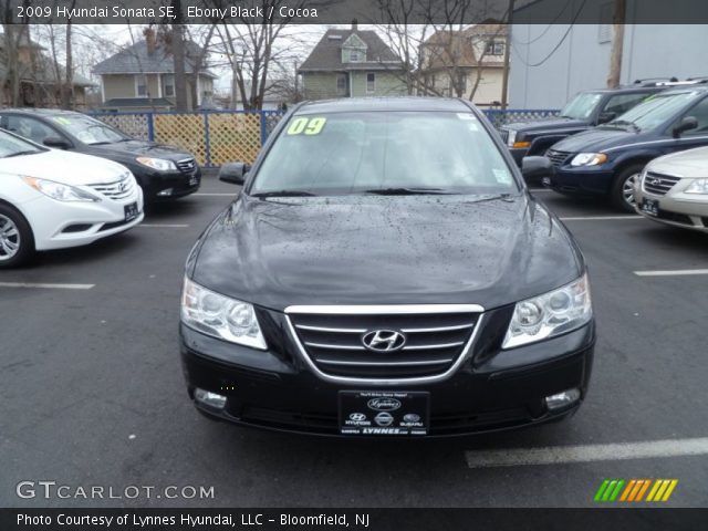 2009 Hyundai Sonata SE in Ebony Black