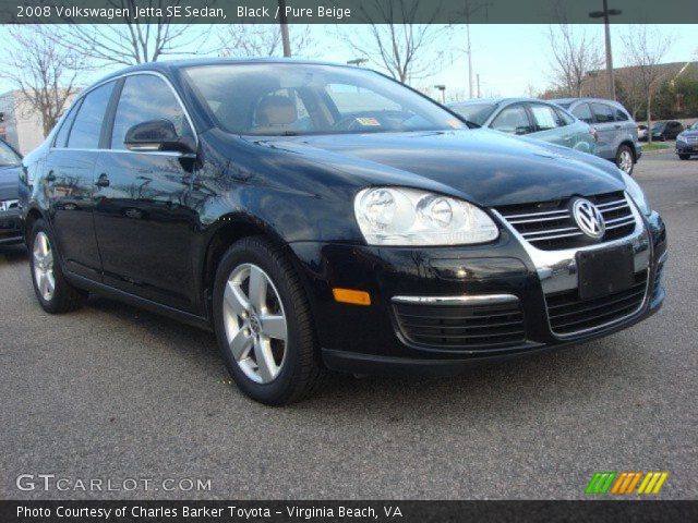 2008 Volkswagen Jetta SE Sedan in Black