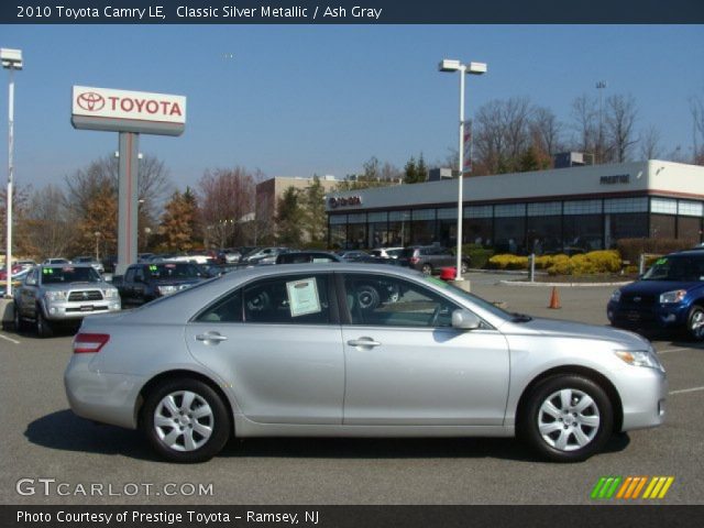 2010 Toyota Camry LE in Classic Silver Metallic