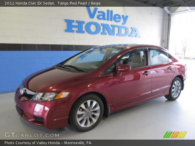2011 Honda Civic EX Sedan in Tango Red Pearl