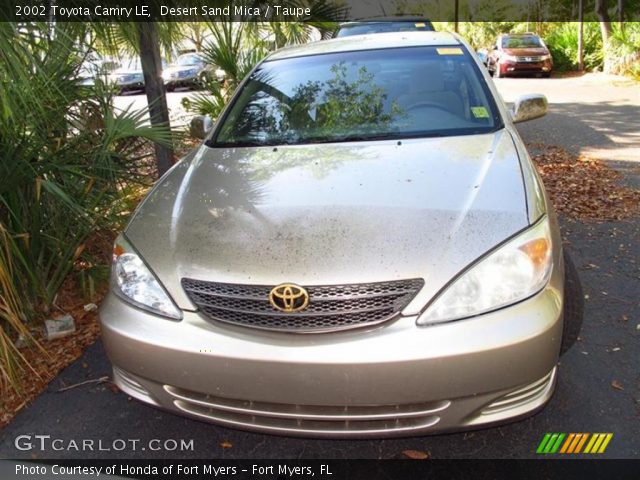 2002 Toyota Camry LE in Desert Sand Mica