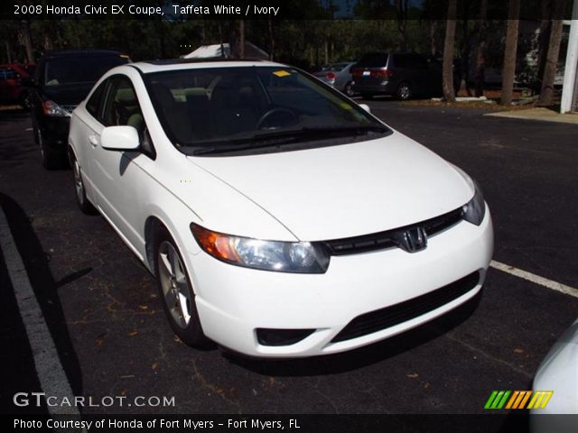 2008 Honda Civic EX Coupe in Taffeta White