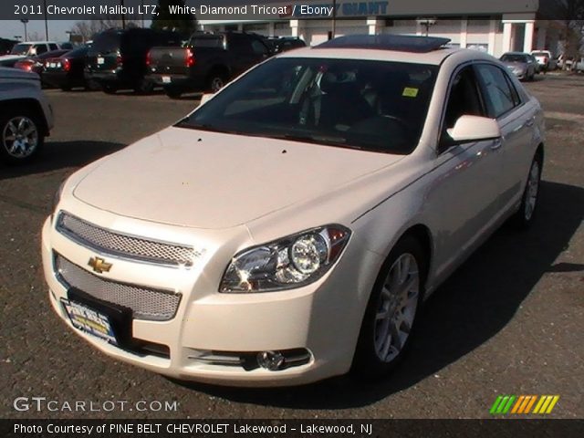 2011 Chevrolet Malibu LTZ in White Diamond Tricoat