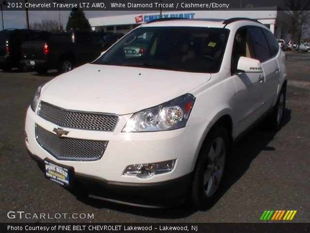 2012 Chevrolet Traverse LTZ AWD in White Diamond Tricoat