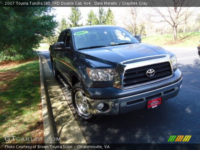 2007 Toyota Tundra SR5 TRD Double Cab 4x4 in Slate Metallic