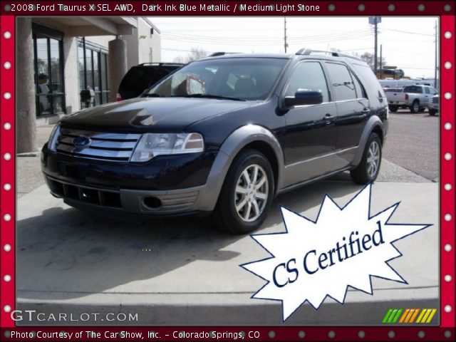 2008 Ford Taurus X SEL AWD in Dark Ink Blue Metallic