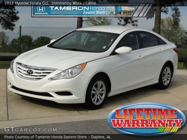 2012 Hyundai Sonata GLS in Shimmering White
