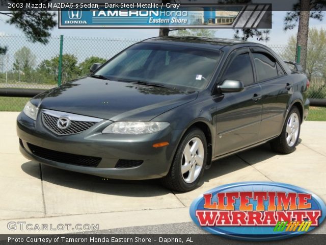 2003 Mazda MAZDA6 s Sedan in Dark Steel Metallic