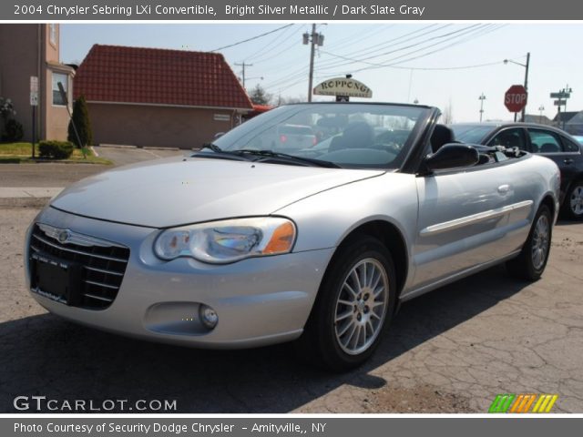 2004 Chrysler Sebring LXi Convertible in Bright Silver Metallic