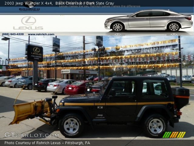 2003 Jeep Wrangler X 4x4 in Black Clearcoat