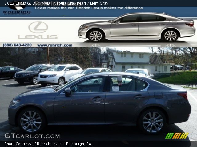 2013 Lexus GS 350 AWD in Nebula Gray Pearl