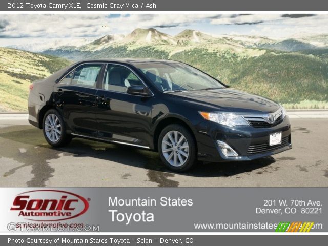 2012 Toyota Camry XLE in Cosmic Gray Mica