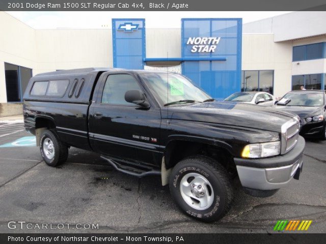 2001 Dodge Ram 1500 SLT Regular Cab 4x4 in Black