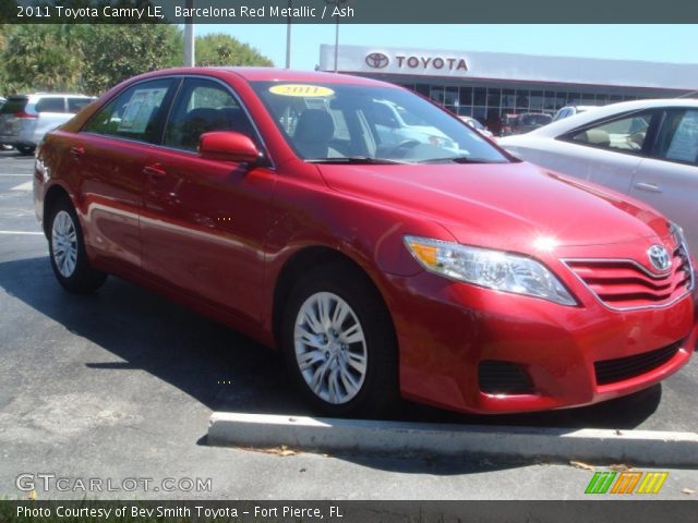2011 Toyota Camry LE in Barcelona Red Metallic