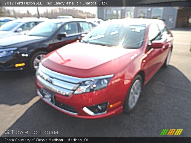 2012 Ford Fusion SEL in Red Candy Metallic