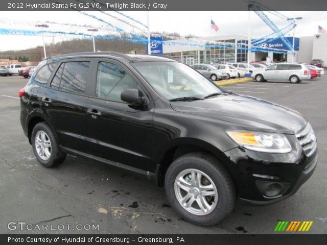 2012 Hyundai Santa Fe GLS V6 in Twilight Black