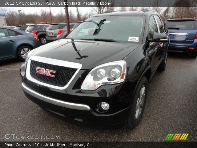 2012 GMC Acadia SLT AWD in Carbon Black Metallic