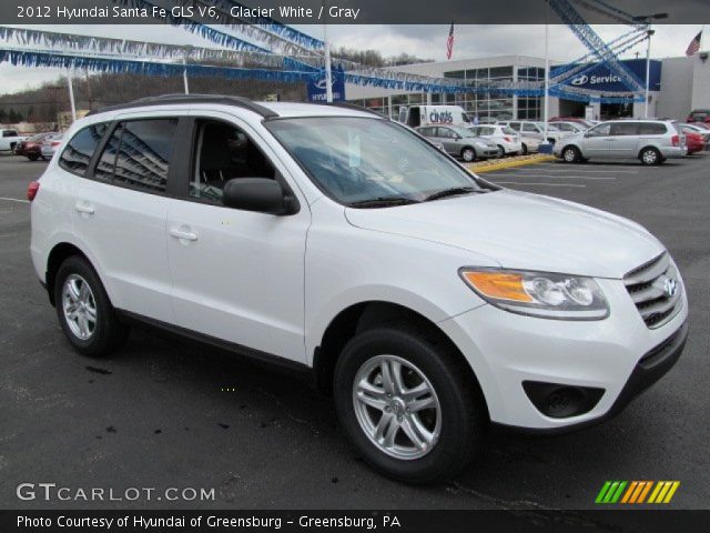 2012 Hyundai Santa Fe GLS V6 in Glacier White