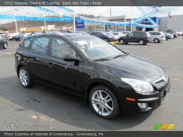 2012 Hyundai Elantra SE Touring in Black Noir Pearl