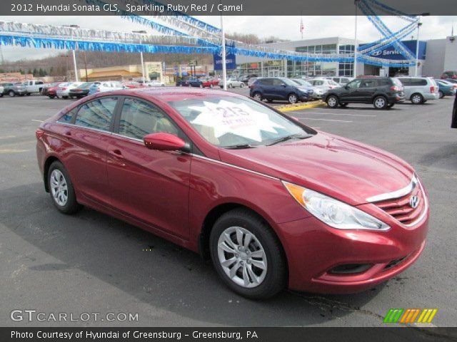 2012 Hyundai Sonata GLS in Sparkling Ruby Red