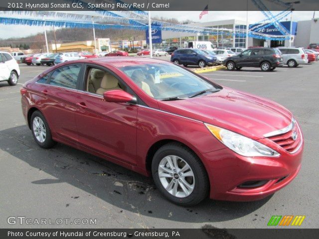 2012 Hyundai Sonata GLS in Sparkling Ruby Red