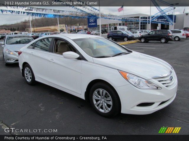 2012 Hyundai Sonata GLS in Shimmering White