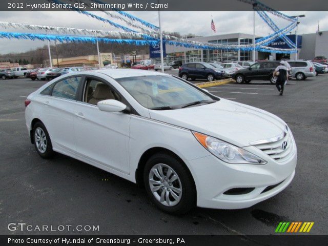 2012 Hyundai Sonata GLS in Shimmering White