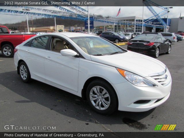 2012 Hyundai Sonata GLS in Shimmering White