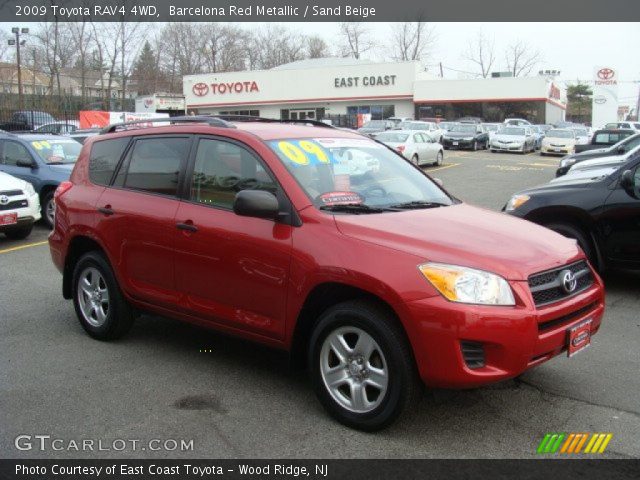 2009 Toyota RAV4 4WD in Barcelona Red Metallic