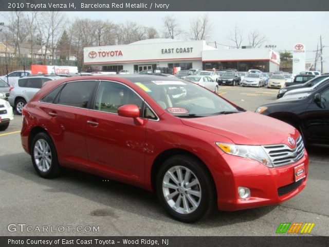 2010 Toyota Venza I4 in Barcelona Red Metallic