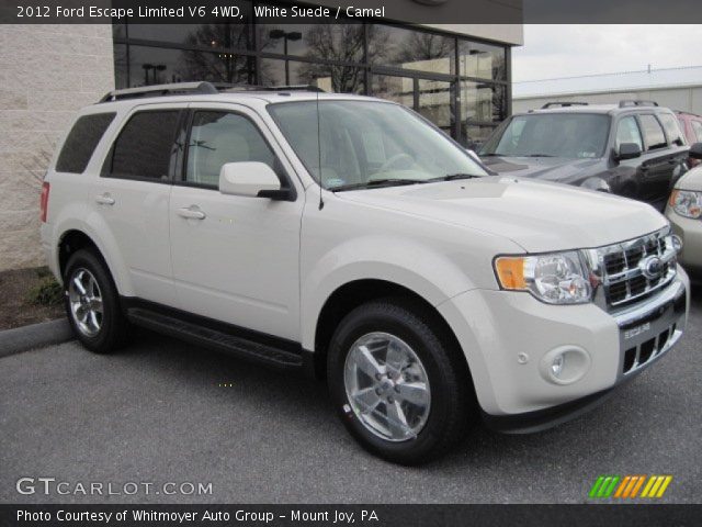 White Suede 2012 Ford Escape Limited V6 4wd Camel