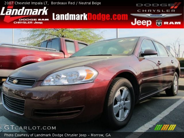2007 Chevrolet Impala LT in Bordeaux Red