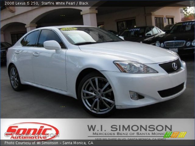 2008 Lexus IS 250 in Starfire White Pearl