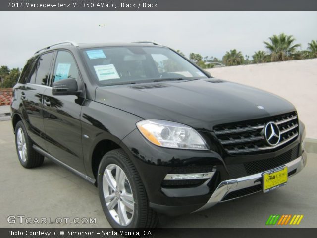 2012 Mercedes-Benz ML 350 4Matic in Black