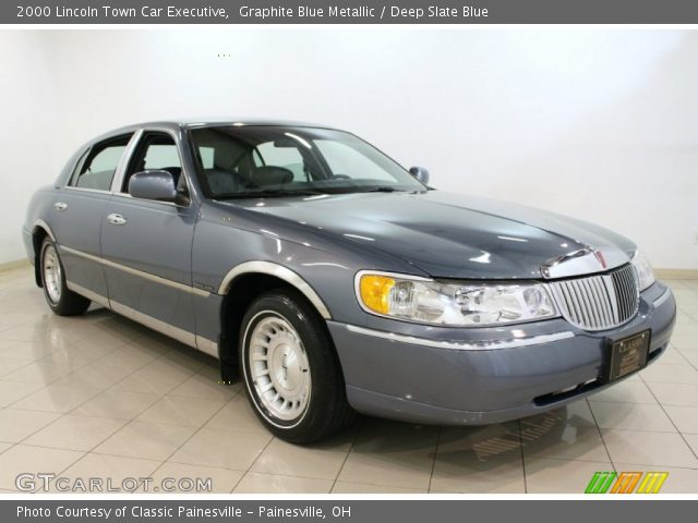 2000 Lincoln Town Car Executive in Graphite Blue Metallic