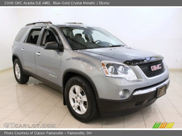 2008 GMC Acadia SLE AWD in Blue-Gold Crystal Metallic