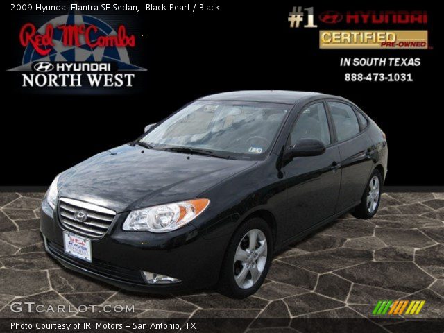 2009 Hyundai Elantra SE Sedan in Black Pearl