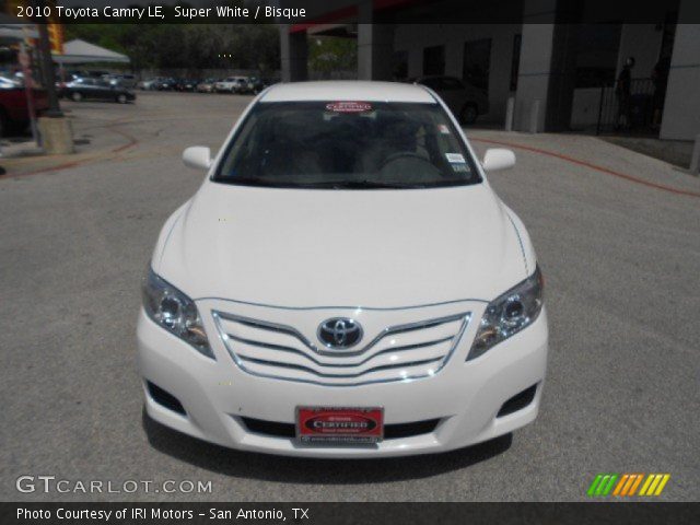 2010 Toyota Camry LE in Super White