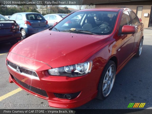 2008 Mitsubishi Lancer GTS in Rally Red Pearl