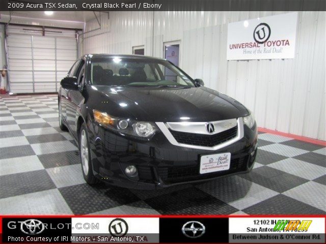 2009 Acura TSX Sedan in Crystal Black Pearl