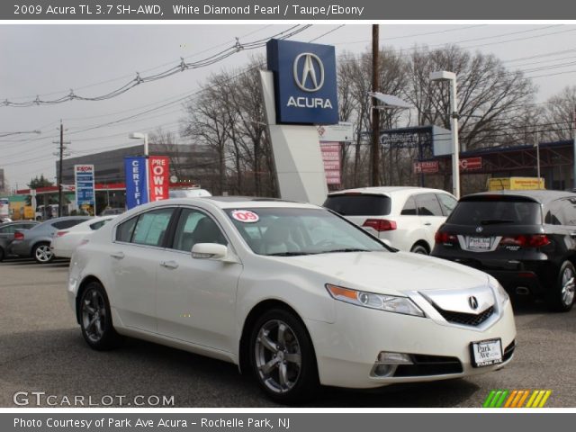 2009 Acura TL 3.7 SH-AWD in White Diamond Pearl