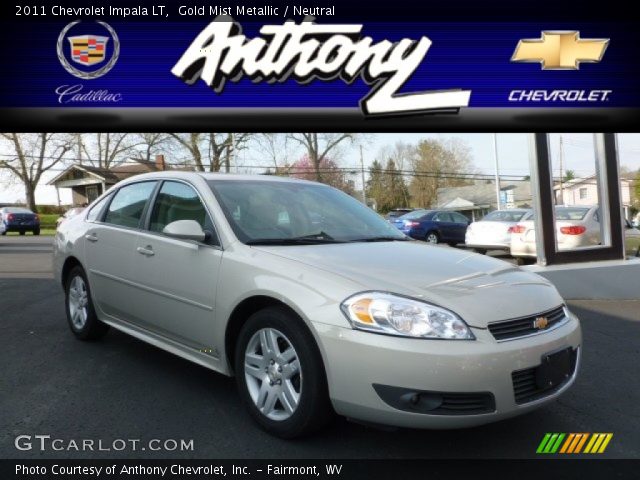 2011 Chevrolet Impala LT in Gold Mist Metallic