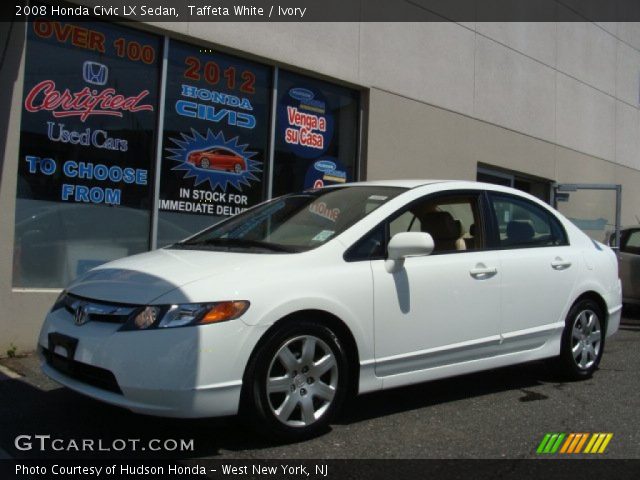 2008 Honda Civic LX Sedan in Taffeta White