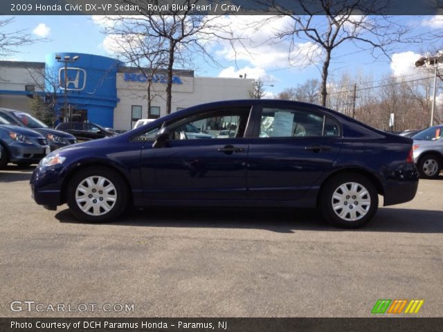 2009 Honda Civic DX-VP Sedan in Royal Blue Pearl