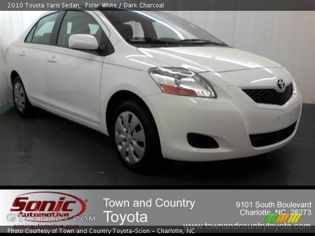 2010 Toyota Yaris Sedan in Polar White