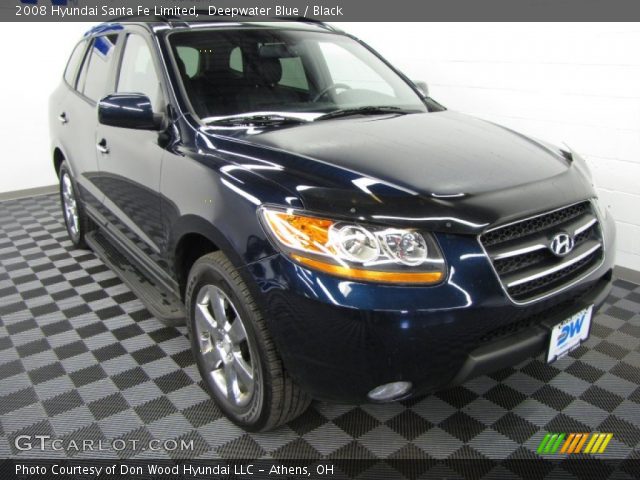 2008 Hyundai Santa Fe Limited in Deepwater Blue