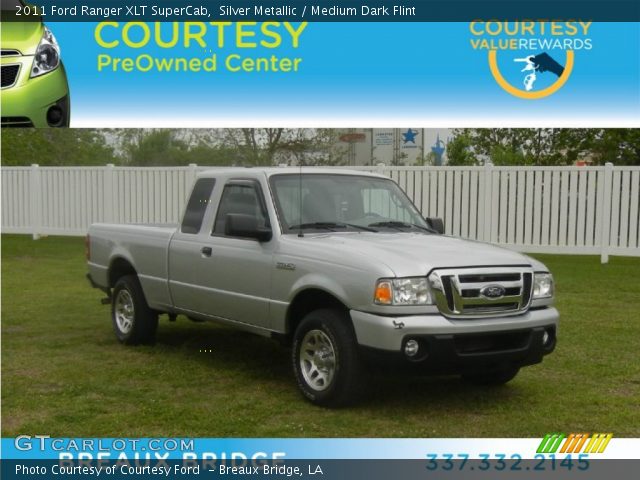 2011 Ford Ranger XLT SuperCab in Silver Metallic