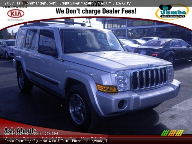 2007 Jeep Commander Sport in Bright Silver Metallic